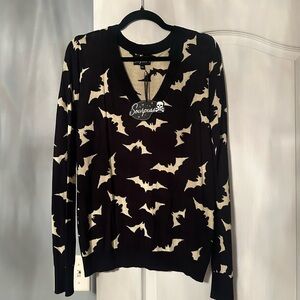 Sourpuss Bat Sweater-NWT